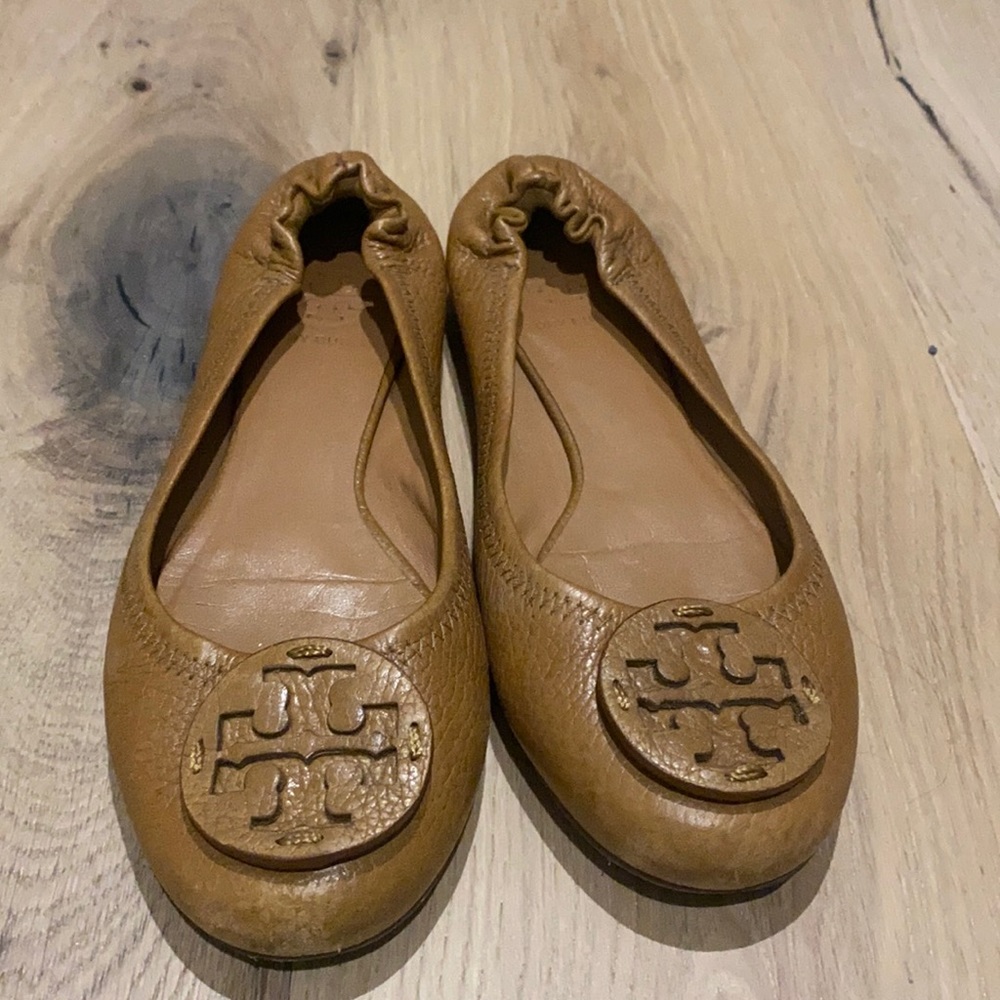 Tory Burch camel flats